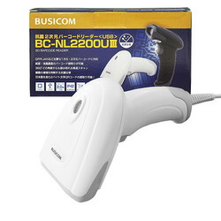 ビジコム BC-NL2200U3-W 2次元バーコードリーダー(USB・白) <BUSICOM > 目安在庫\u003d△
