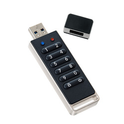 センチュリー CENTURY パスワードボタン付きセキュリティUSBメモリ Lock U 64GB(LOCKU-64G) メーカー在庫品｜いぃべあー　店