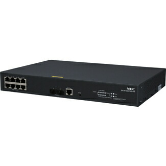 NEC 日本電気 QX-S4108GT-2G-PW 1Gx8p SFPx2p レイヤ2インテリジェントPoE+スイッチ(B02014-04105) 目安在庫\u003d△