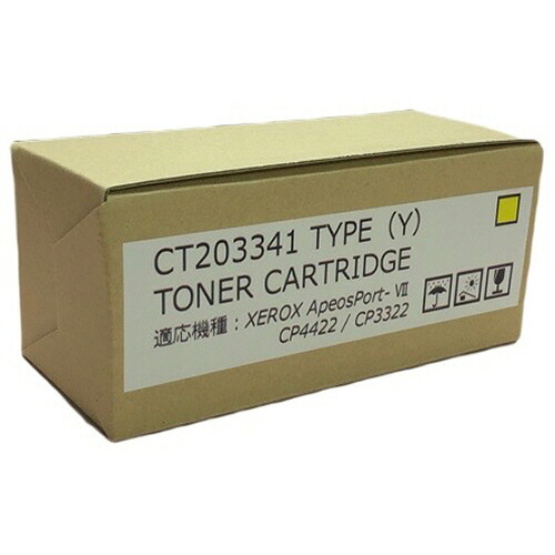 大容量トナーカートリッジ CT203341 汎用品 イエロー 1個(CT203341 ﾊﾝﾖｳﾋﾝ) 目安在庫=○｜いぃべあー　店