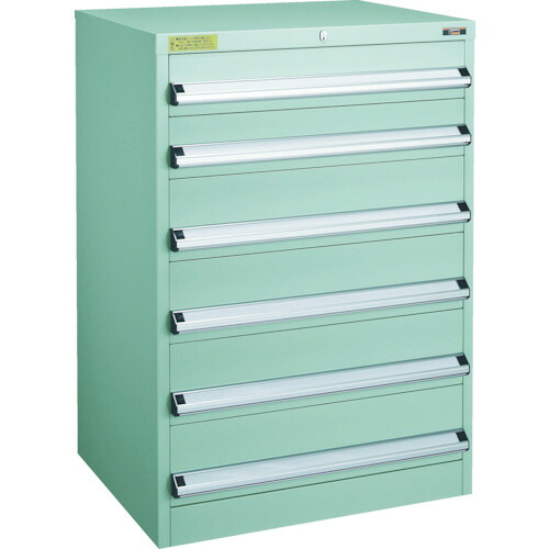 ＴＲＵＳＣＯ VE7S型キャビネット 700×550×H1000 引出6段 1台(VE7S-1007) 目安在庫\u003d○