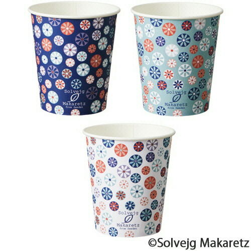 TPS 紙コップ Mosaic Floral 205mL(7オンス) 1セット(1600個:80個×20パック)(C205GMFL) 目安在庫\u003d○