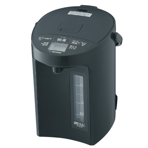 象印 ZOJIRUSHI VE電気まほうびん 優湯生 3.0L ソフトブラック 1台(CV-GD30-BM) 目安在庫=○|いぃべあー 店