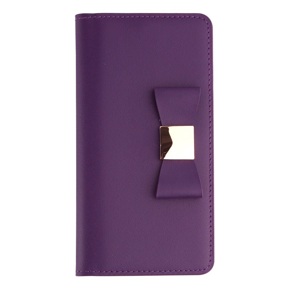 LAYBLOCK iPhone8Plus/7Plus Ribbon Classic Diary パープル(LB8054i7P) 仕入先在庫品