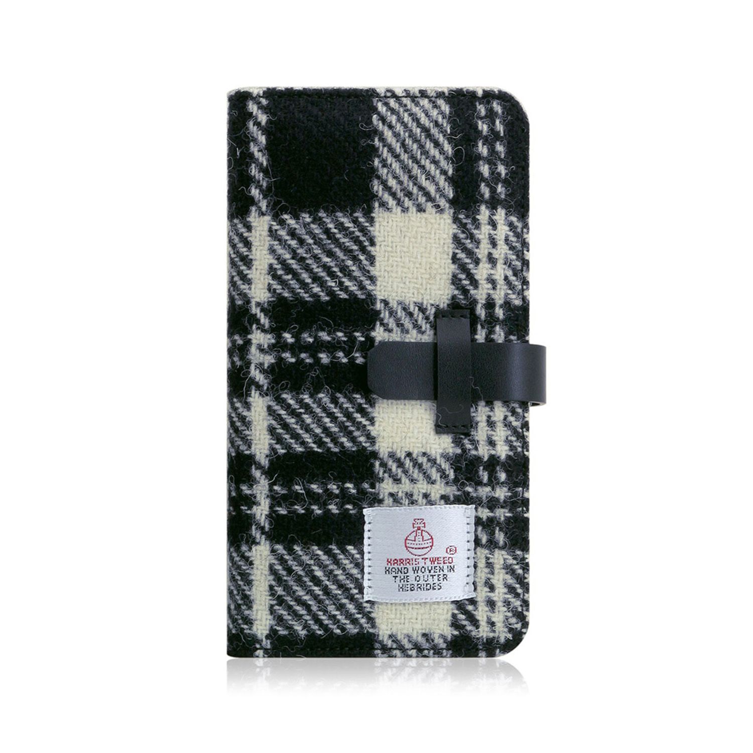 SLG Design iPhone XS Max Harris Tweed Diary ホワイト×ブラック(SD13754i65) 仕入先在庫品|いぃべあー 店