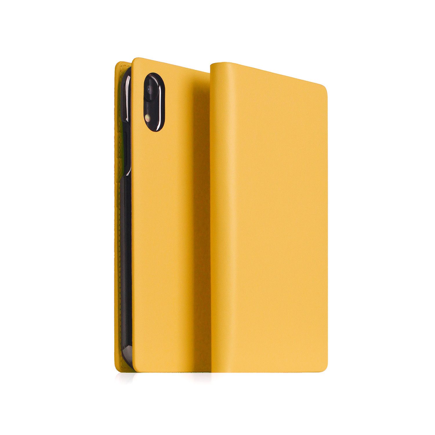 ＳＬＧ Ｄｅｓｉｇｎ iPhone XR Calf Skin Leather Diary イェロー(SD15469i61) 仕入先在庫品