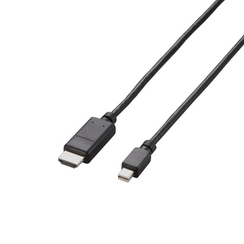 エレコム ELECOM Mini DisplayPort-HDMI変換ケーブル 2m ブラック AD-MDPHDMI20BK メーカー在庫品