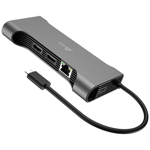 Ｊ５　ＣＲＥＡＴＥ 12in1 USB-C マルチハブ HDMI+PD100W スペースグレー 1個(JCD367) 目安在庫\u003d○