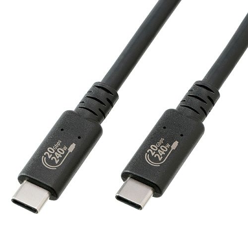 TPS USB4準拠 Type-CtoCケーブル 4K/240W/20Gbps 2m 1セット(5本)(4582796052587 x5) 目安在庫\u003d○