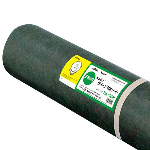 デュポン 防草シート ザバーン240 グリーン 幅1&times;長さ30m 1枚(XA-240G) 目安在庫=○｜いぃべあー　店 14,322円
