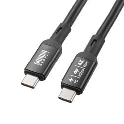 【P5S】サンワサプライ USB5Gbps Type-Cケーブル(PD75W・DP Altモード対応・7m)(KU-5GCCP7570) メーカー在庫品｜いぃべあー　店