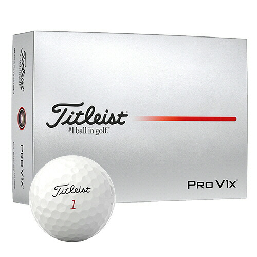 アクシネットジャパンインク タイトリスト ゴルフボール PRO V1x 2025年モデル ローナンバー ホワイト 1箱(12個)(T2049S-J) 目安在庫\u003d○
