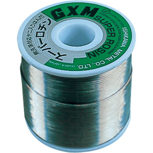 石川金属 石川ロジン 糸はんだスーパーロヂン 60GXM3 線径0.8mm 1巻(60GXM3-08) 目安在庫\u003d○