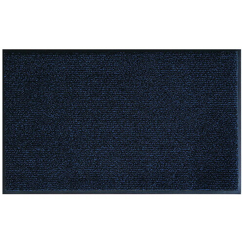 クリーンテックス・ジャパン 玄関マット アイアンホース(ストライプ) 900×1500mm ブルー・ブラック 1枚(BY00022) 目安在庫=○|いぃべあー 店