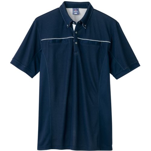 アイトス TULTEX(タルテックス) 半袖ポロシャツ(男女兼用) WINCOOL ネイビー L 1着(AZ-551044-008-L) 目安在庫\u003d○