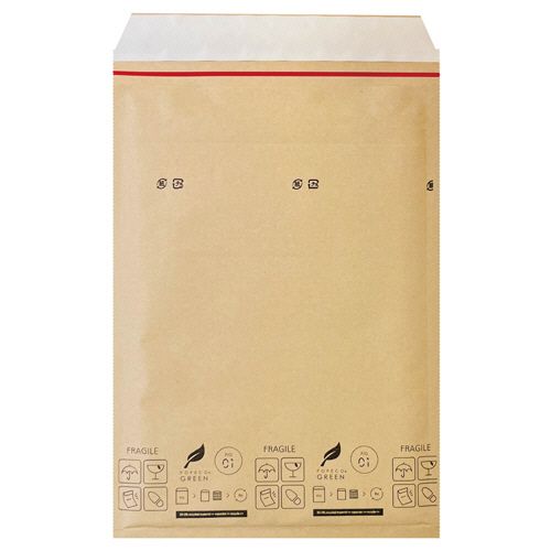 ユニオンキャップ クッション封筒 ポップエコグリーン 内寸200&times;295mm 1セット(1000枚:200枚&times;5箱)(4990328723339 x5) 目安在庫=○｜いぃべあー　店