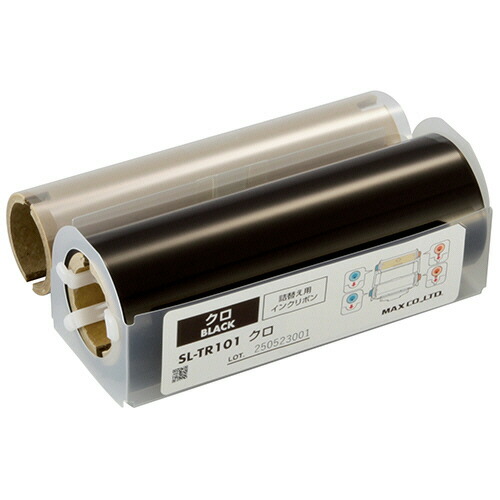 マックス MAX ビーポップ 100タイプ用詰替えインクリボン 60m 黒 1個(SL-TR101ｸﾛ) 目安在庫\u003d○