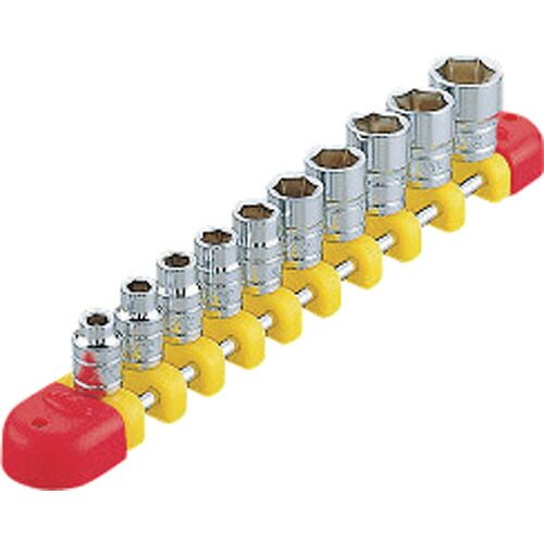 京都機械工具　ＫＴＣ 6.3sq.ソケットセット[10個組] 1セット(TB210E) 目安在庫\u003d○