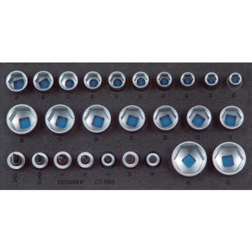 ゲドレー ソケット 26点セット1/2 1500CT1-19IS 1セット(2308924) 目安在庫\u003d○