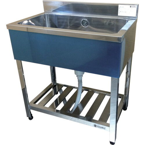 東製作所 一槽シンク(ホース付) 900×600×800 1台(HP1-900)|いぃべあー 店