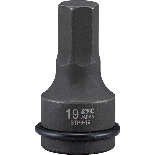 京都機械工具　ＫＴＣ 19.0sq. インパクトレンチ用ヘキサゴンレンチ 1個(BTP6-24P) 目安在庫\u003d○