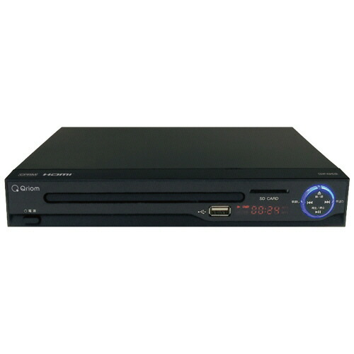山善（YAMAZEN） Qriom DVDプレーヤー HDMI端子付 ブラック 1台(CDVP-43HD(B)) 目安在庫\u003d○