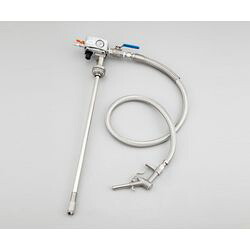 アクアシステム 200Lクローズドラム缶用エアプレッシャーポンプ（SUS製・溶剤用）手動ガン(APD-20SUSN) 目安在庫=○｜いぃべあー　店 122,526円