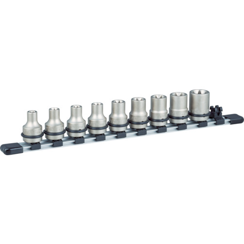 TONE インパクト用トルクスソケット 9点セット(ホルダー付) 1セット(HATXE409) 目安在庫\u003d○