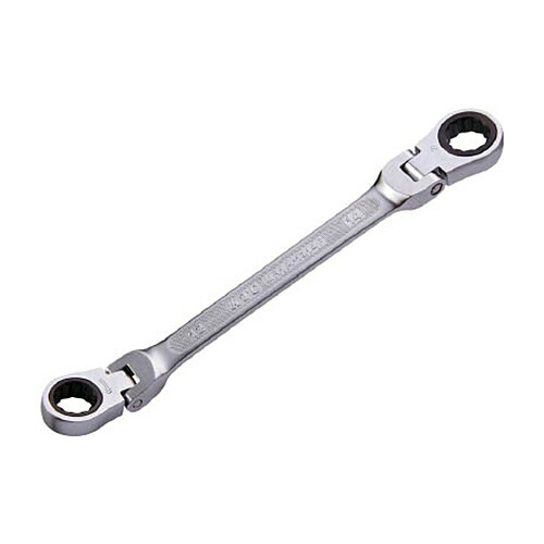 京都機械工具　ＫＴＣ ラチェットめがねレンチ(両頭型首振りタイプ) 17×19mm 1個(MR1A1719F) 目安在庫\u003d○