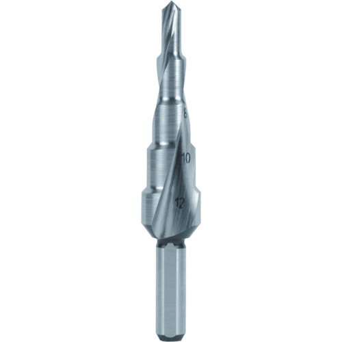 ＲＵＫＯ スパイラルステップドリル 12mm ハイス 1本(101050-5) 目安在庫\u003d○