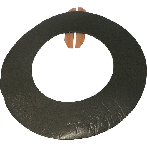 日東エルマテリアル LSパイプスハット 厚さ2.5&times;外径240&times;内径135mm ブラック 1パック(20枚)(HAT150) 目安在庫=○｜いぃべあー　店