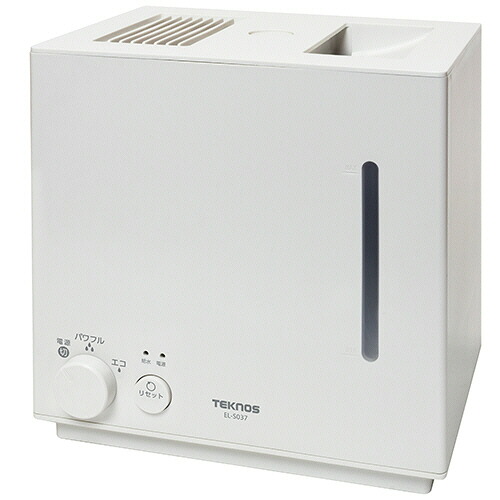 千住 TEKNOS スチーム加湿器 強弱2段階切替 上部給水 3.7L ホワイト 1台(EL-S037) 目安在庫\u003d○