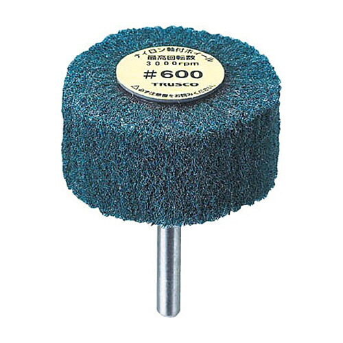 ＴＲＵＳＣＯ ナイロン軸付ホイール外径φ80×厚み25×軸6 1000# 1箱(5個)(UFN-825-1000) 目安在庫\u003d○