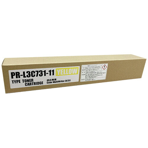 トナーカートリッジ PR-L3C731-11 汎用品 イエロー 1個(PR-L3C731-11 ﾊﾝﾖｳﾋﾝ) 目安在庫=○｜いぃべあー　店