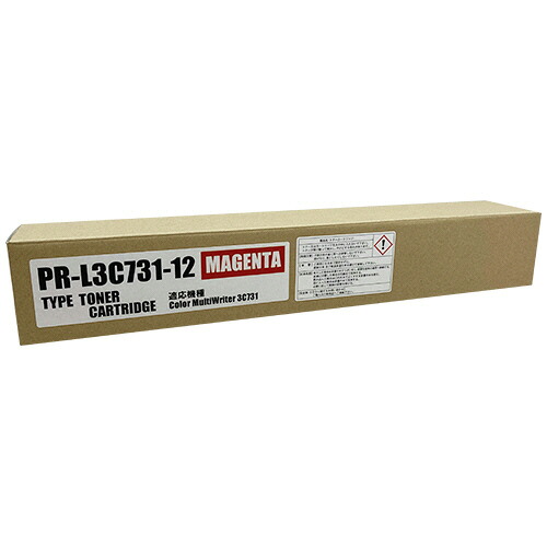 トナーカートリッジ PR-L3C731-12 汎用品 マゼンタ 1個(PR-L3C731-12 ﾊﾝﾖｳﾋﾝ) 目安在庫=○｜いぃべあー　店