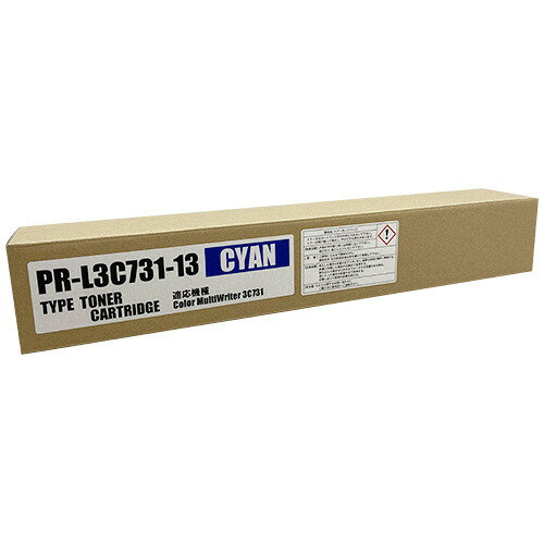 トナーカートリッジ PR-L3C731-13 汎用品 シアン 1個(PR-L3C731-13 ﾊﾝﾖｳﾋﾝ) 目安在庫=○｜いぃべあー　店
