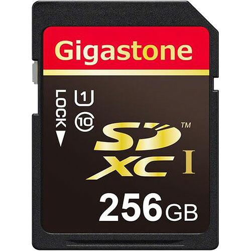 Gigastone SDカード 256GB SDXC規格 Class10 スペック FullHD写真対応(GJSX/256U) 目安在庫\u003d○