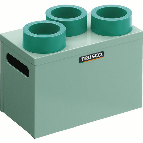 ＴＲＵＳＣＯ ツーリングケース HSK63 BT40 NT40兼用 3個収納 グリーン 1台(HSK63-3) 目安在庫\u003d○
