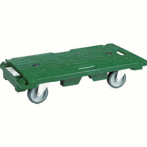 ＴＲＵＳＣＯ マルチキャリー 連結くん 680×390mm グリーン エラストマー車輪 1台(MP-6839-EL100) 目安在庫\u003d○