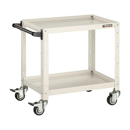 ＴＲＵＳＣＯ バーディワゴン 750×500×高さ740 ウレタン車輪 ホワイト 1台(BDW-773U-W) 目安在庫\u003d○