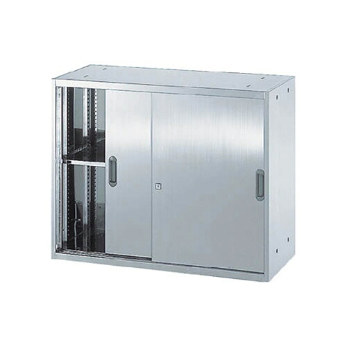 ＴＲＵＳＣＯ ステンレス保管庫(D500) 引違 900×H720mm 1台(STS5-7) 目安在庫\u003d○