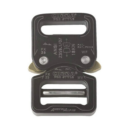 ＡＬＰＩＮ COBRA PRO バックル 25mm ブラック 1個(FX25KVF) 目安在庫\u003d○