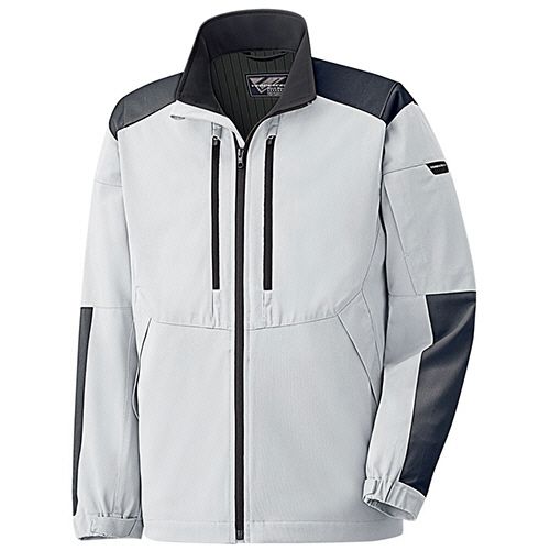 ミドリ安全 帯電防止JIS フルハーネス ベルデクセルフレックス ジャンパー VES2701 シルバーグレー L 1着(VES2701-UE-L) 目安在庫=○｜いぃべあー　店