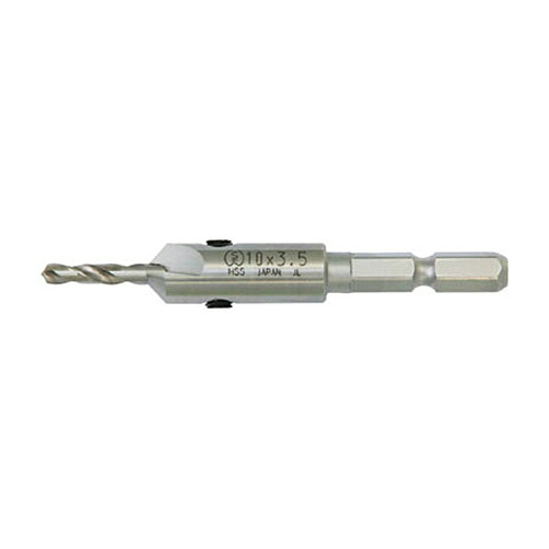大西工業 6角軸ドリルカッター(L15mm) 10.5×4.0mm No.23-10540 1本(NO23-10540) 目安在庫\u003d○