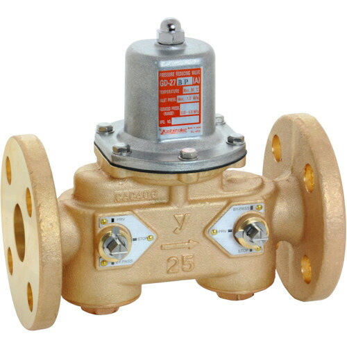 ヨシタケ バイパス付水用減圧弁 二次側圧力(A) 40A 1台(GD-27BP-A-40A) 目安在庫\u003d○