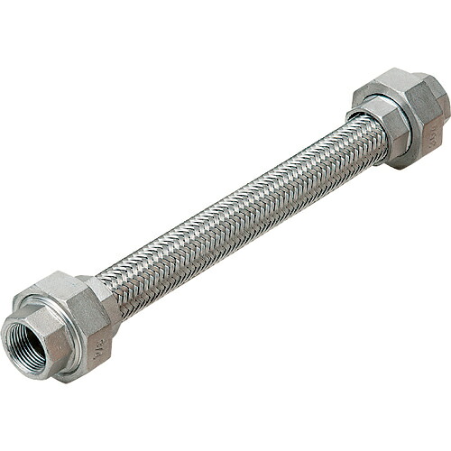 南国フレキ工業 標準ユニオン式フレキシブルホース(カラー式) ユニオンSUS304(ALLSUS304) 10A×1200L 1本(NK-1000/SUS304-10A-1) 目安在庫\u003d○