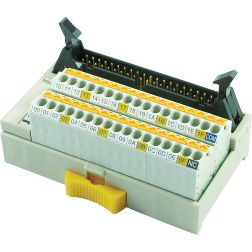 東洋技研 スプリングロック式コネクタ端子台 1個(PCX-1H40-TB34-M2X) 目安在庫\u003d○