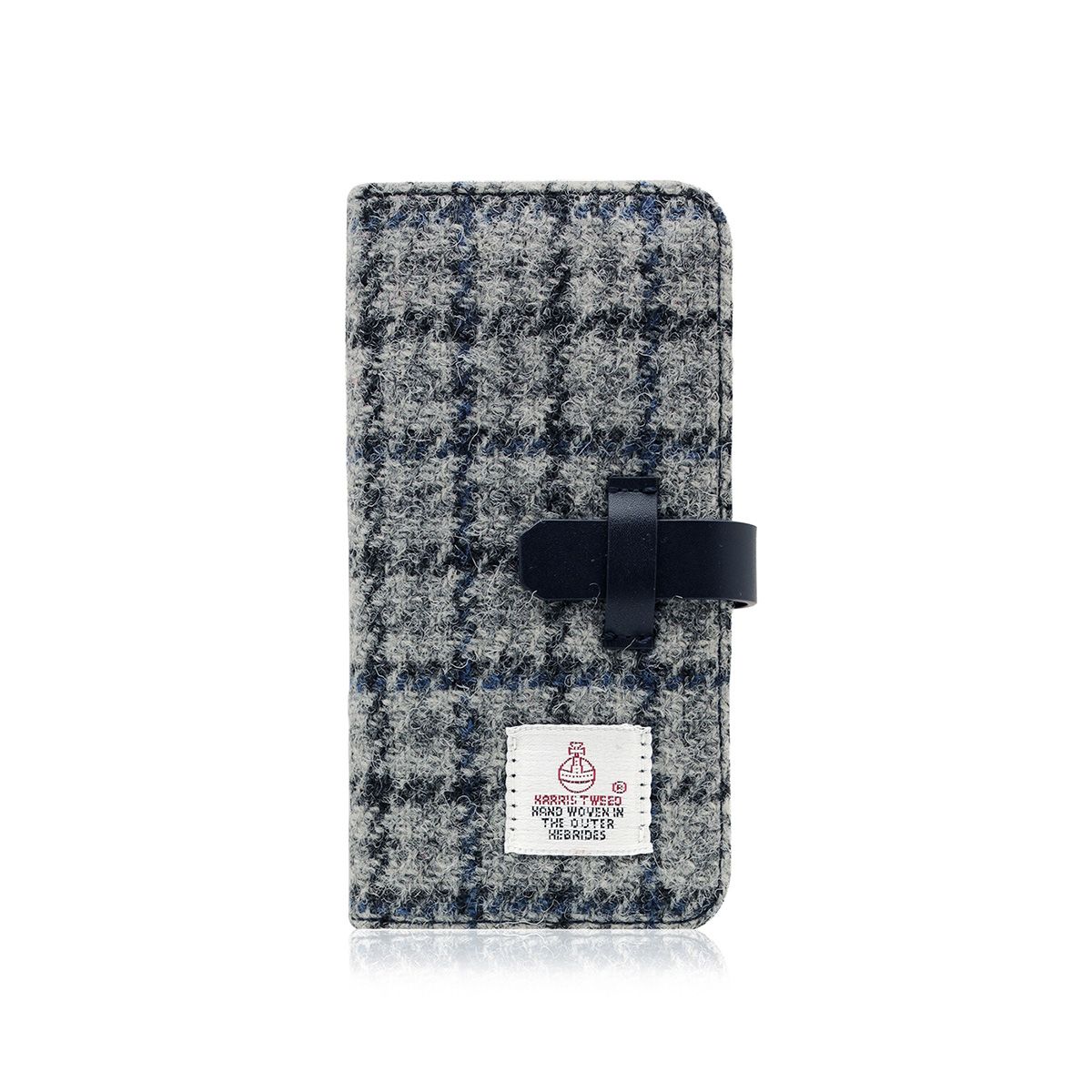 ＳＬＧ Ｄｅｓｉｇｎ iPhone XS / X Harris Tweed Diary グレー×ネイビー(SD10556i8) 仕入先在庫品