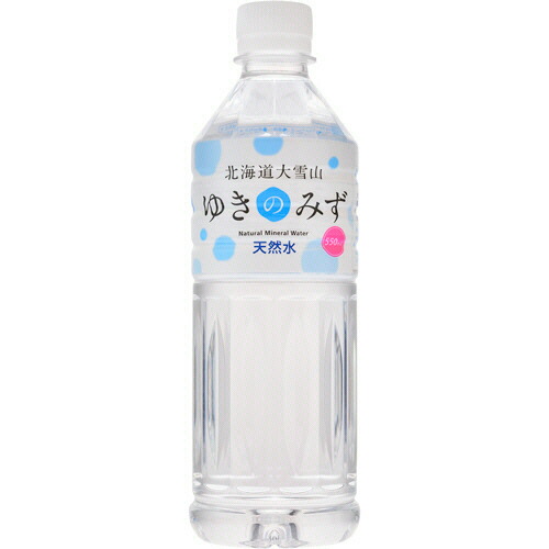 ロジネットジャパン 北海道大雪山ゆきのみず 550ml ペットボトル 1セット(96本:24本×4ケース)(4560422730252 x4) 目安在庫\u003d○