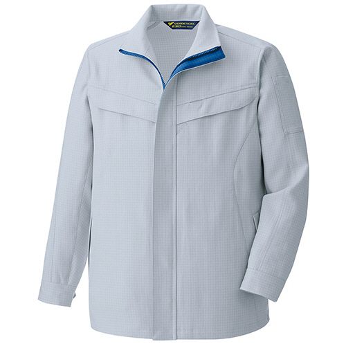 ミドリ安全 帯電防止JIS IEC対応 男女共用 長袖ジャケット VEFS2801 シルバーグレー M 1着(VEFS2801-UE-M) 目安在庫\u003d○